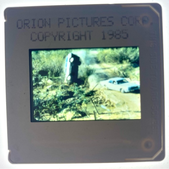 “The Big Trade” Joe Dancer 1985 Orion Pictures Corp pair of 35mm 2x2 film slides - Picture 5 of 7